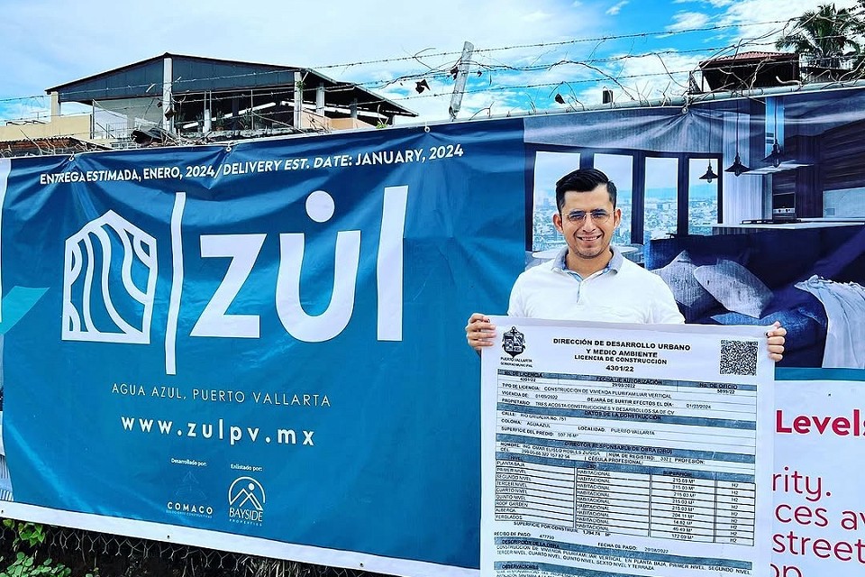Licencia de construcción aprobada para proyecto en Puerto Vallarta gestionada por COMACO